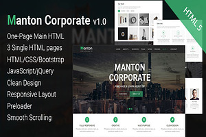 Manton Corporate - Template HTML 5