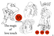 The magic of love touch, a Person Illustration by Olillia (Thumbnail 5 of 7)