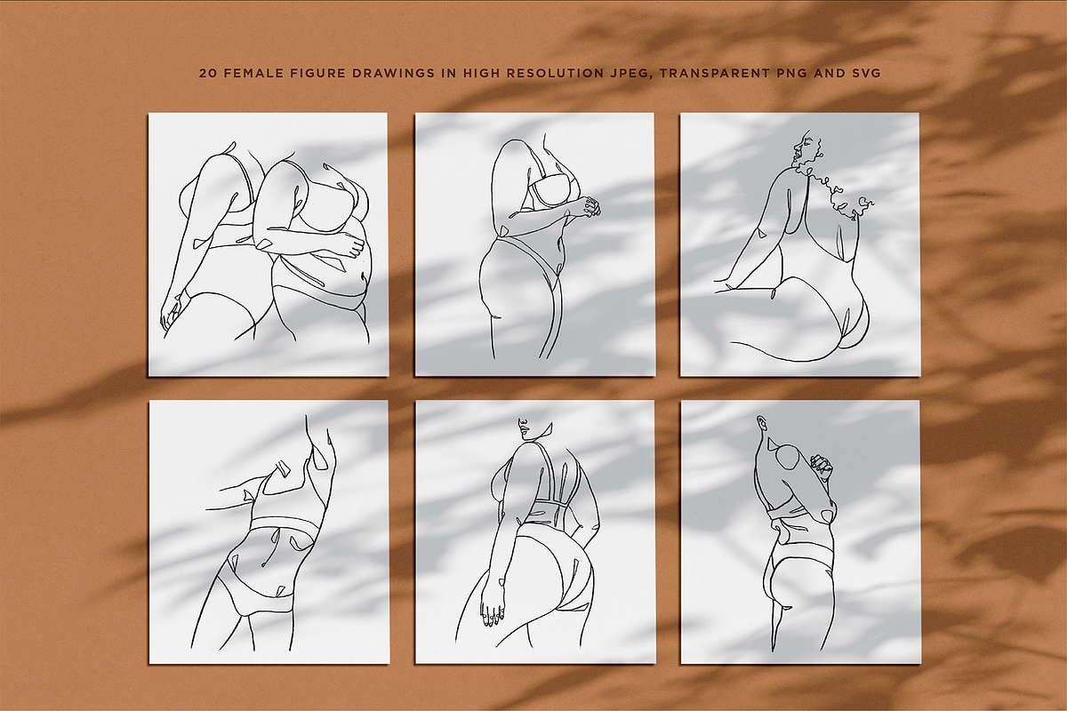 Body Positive Female Figure Line Art, a Person Illustration by Rough Edges Supply Co. (Photo 4 of 10)