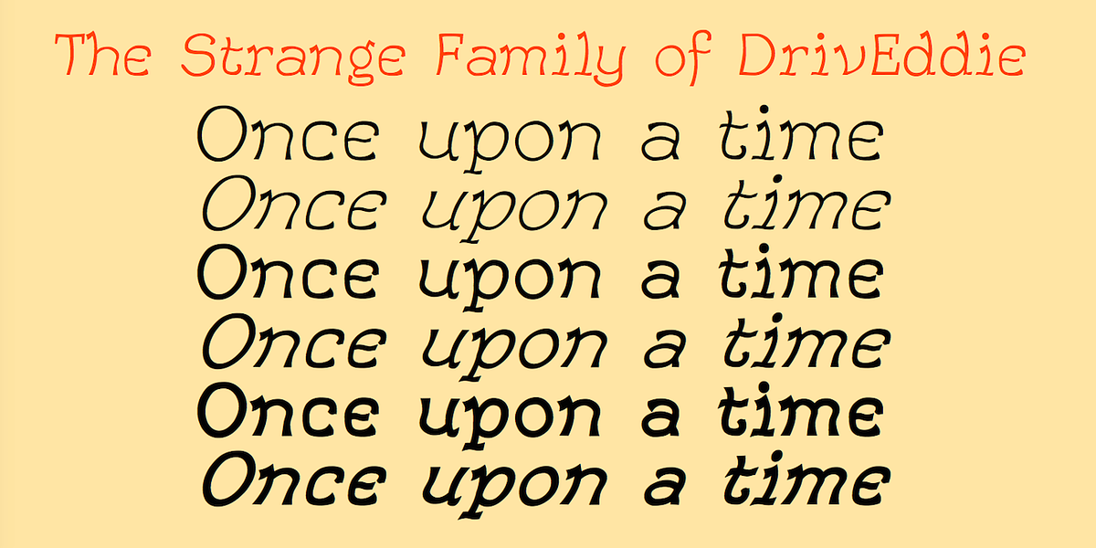 DrivEddie, a Serif Font by Ingrimayne Type (Photo 5 of 8)