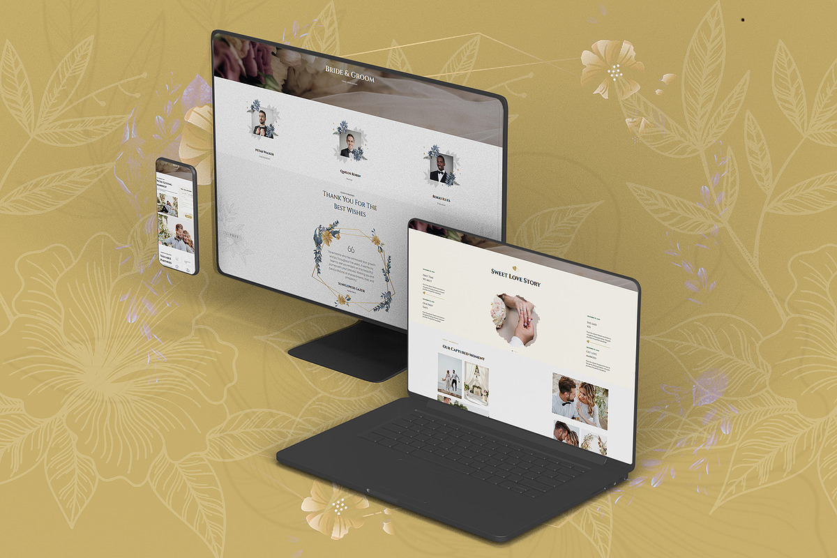 Vowry - Wix Template Wedding & Event, a Wix Template by Webloom Studio - Wix (Photo 2 of 5)