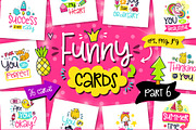 36 Funny Color Cards with Quote, a Card Template by Velliniki (Thumbnail 1 of 5)