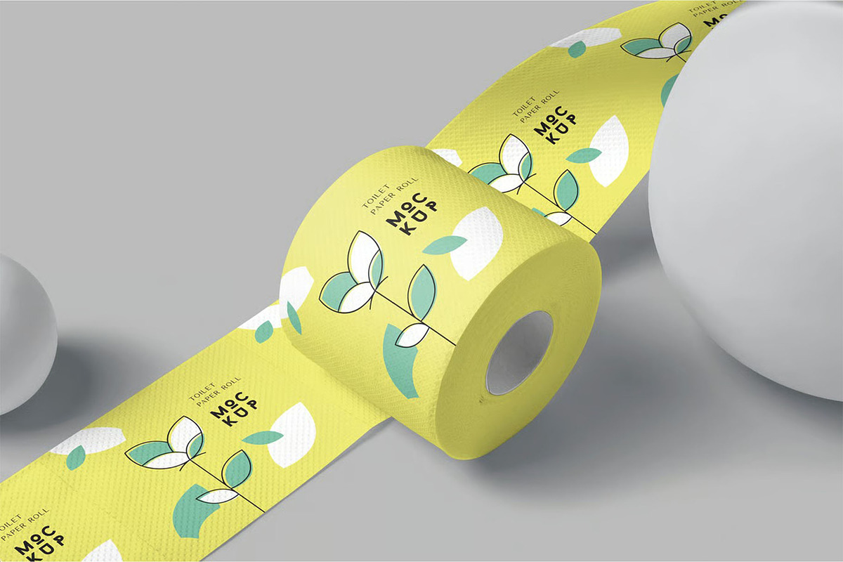 Toilet Paper Mockups, an Advertising Mockup by megostudi0 (Photo 2 of 7)