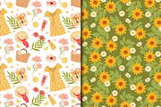 Summer Picnic Pattern Bundle, a Pattern Graphic by CreativeChristiana (Thumbnail 7 of 9)