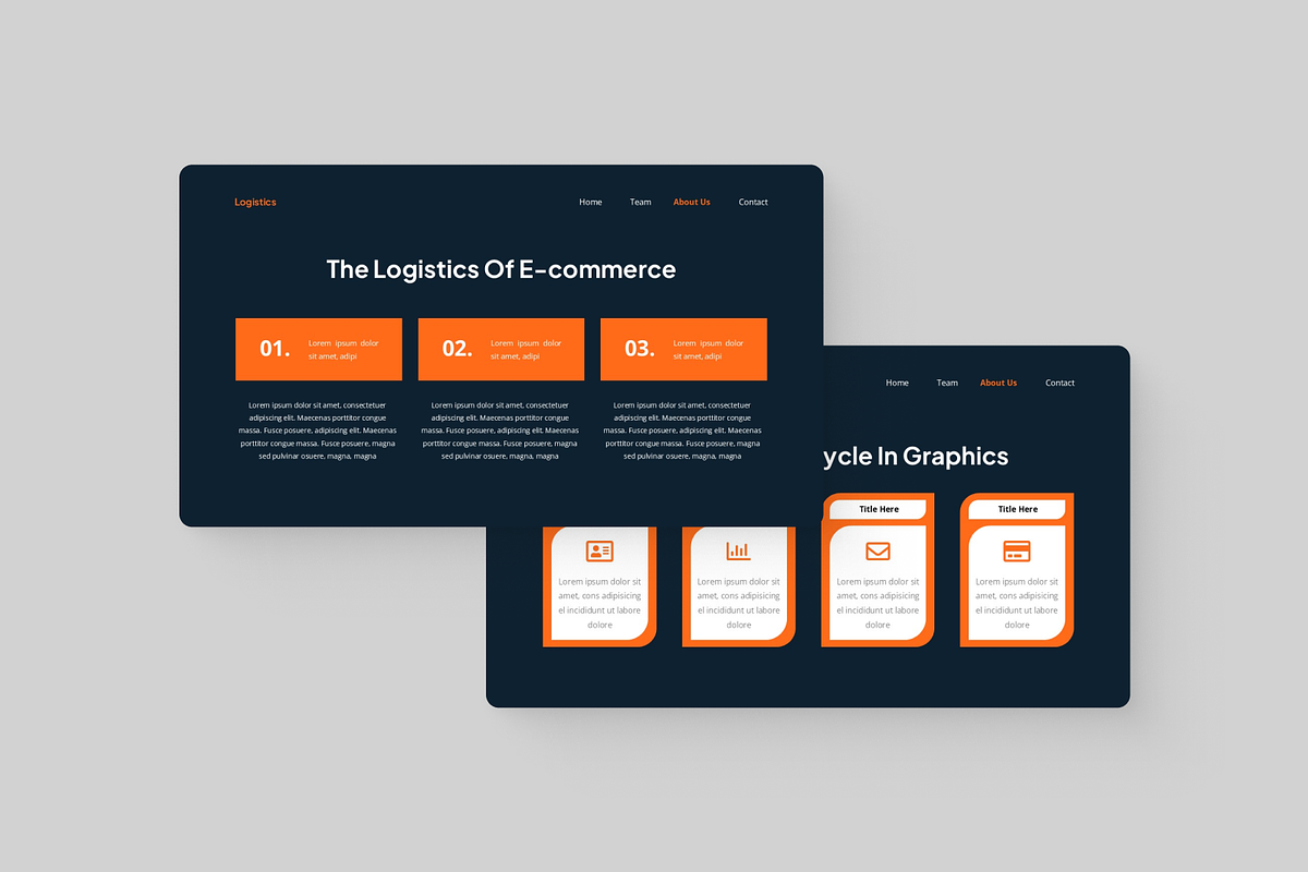 Logistics & Transport Google Slides, a Presentation Template by Annora Studio (Photo 3 of 5)