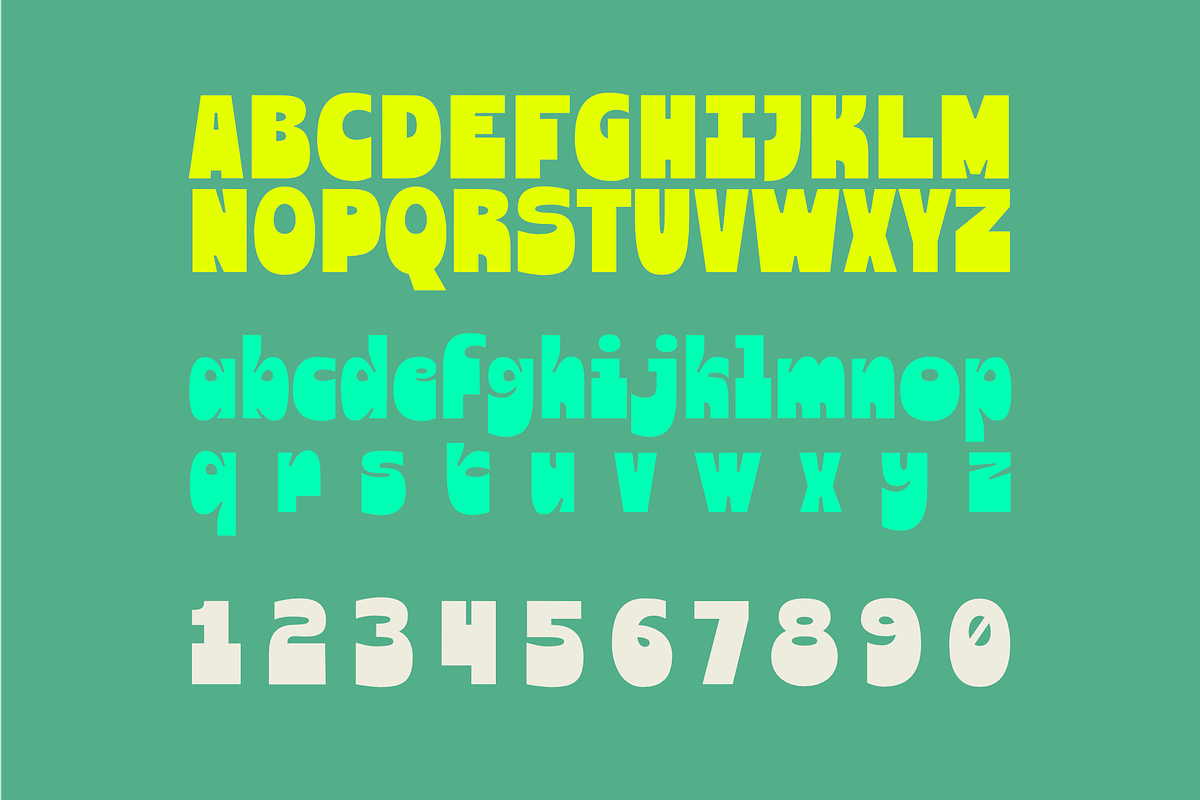 Oui Marion Bold & Bouncy Font, a Sans Serif Font by Oui Studio (Photo 7 of 10)