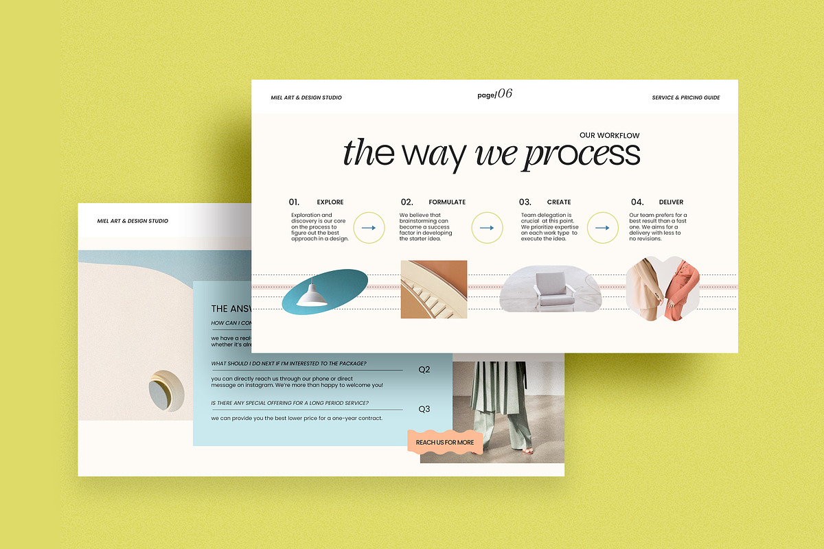 MIEL / Services and Pricing Guide, a Presentation Template by Eviory (Photo 8 of 10)