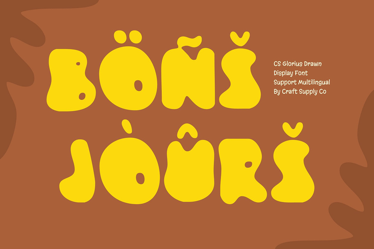 CS Glorius Drawn, a Sans Serif Font by Craft Supply Co. (Photo 5 of 8)