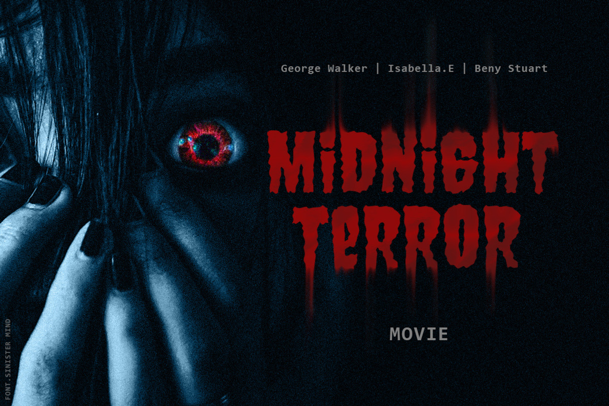 Sinister Mind - Horror Creepy Font, a Font by Littlehand (Photo 9 of 10)