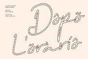 CS Sarah Dashed, a Script Font by Craft Supply Co. (Thumbnail 7 of 8)