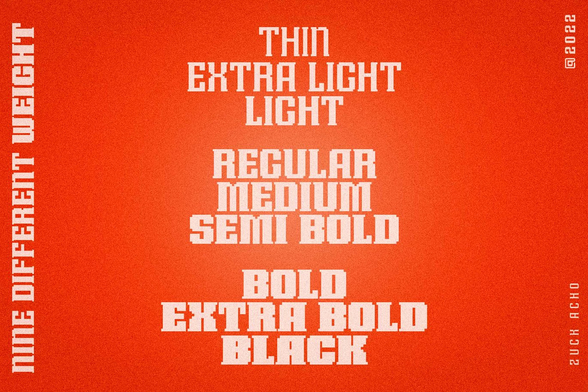 Soleil - Pixel Futuristic Family, a Sans Serif Font by Luna Shop (Photo 6 of 9)