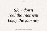 Sydney Sweeney, a Serif Font by Slex Studio (Thumbnail 8 of 12)
