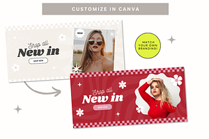 Neutral Shopify Website Banners