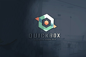 Quick Box Letter Q Pro Branding Logo