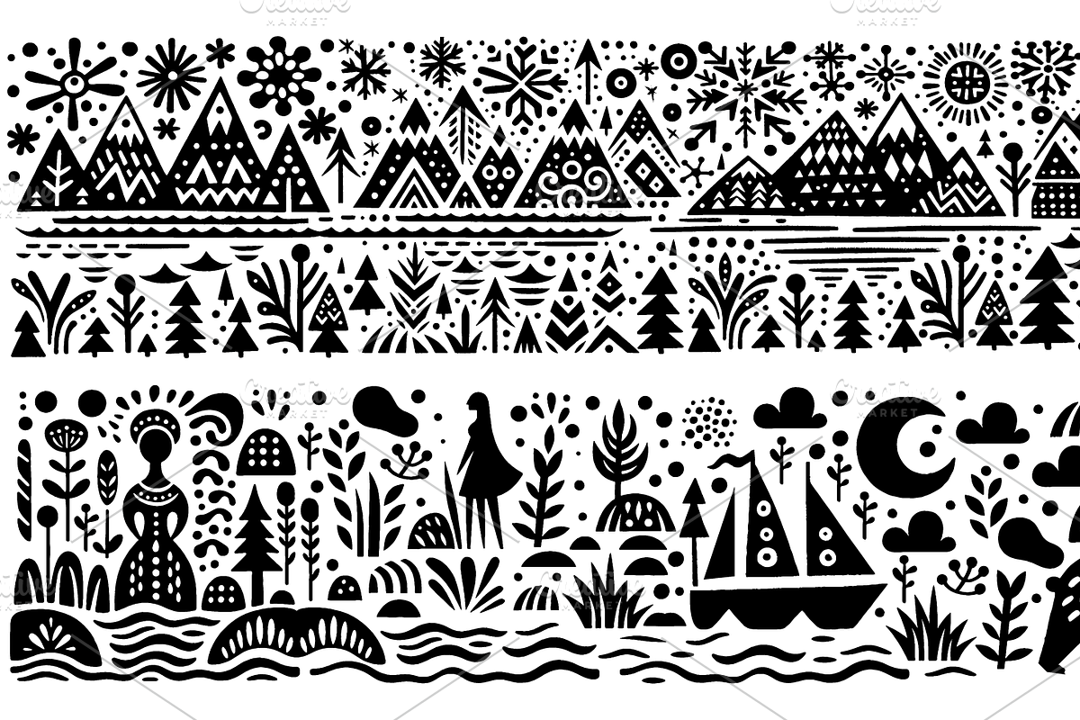 Vintage Tailor Folk Art, a Decorative Illustration by devastd (Photo 25 of 28)