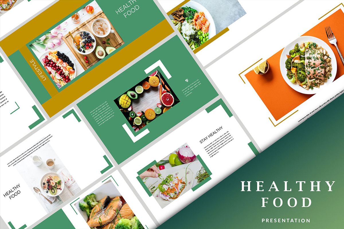 Healthy Food - Creative Powerpoint | Creative Market