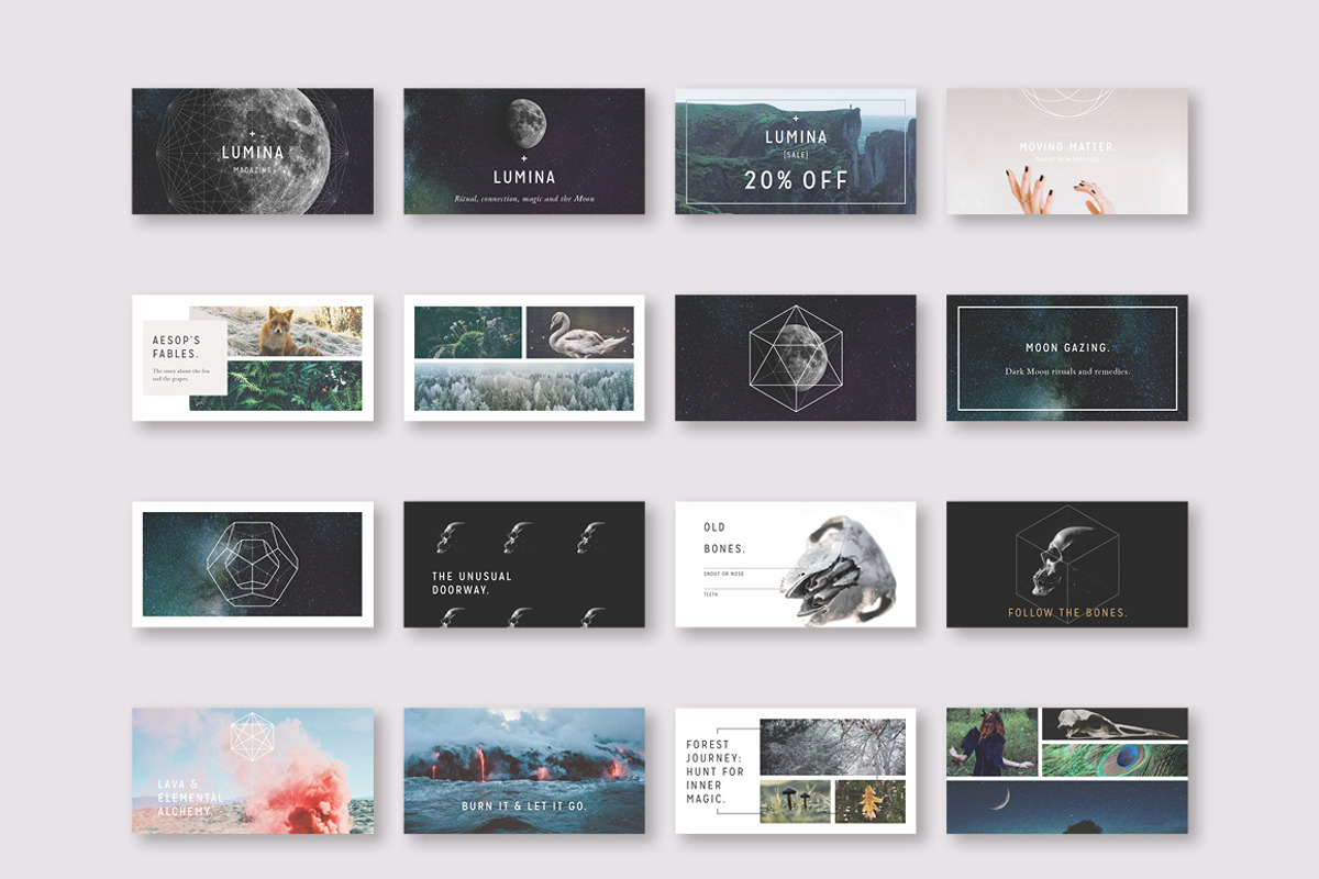 LUMINA Social Media BUNDLE, a Social Media Template by 46&2 Collective (Photo 4 of 15)