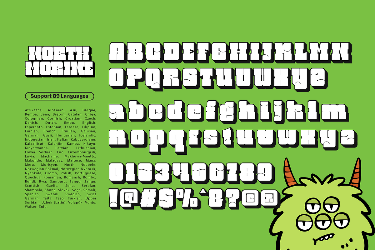 North Morine, a Symbol Font by Nathatype (Photo 9 of 10)