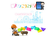 Happy Kid Fancy Font, a Font by Sentavio (Thumbnail 5 of 5)