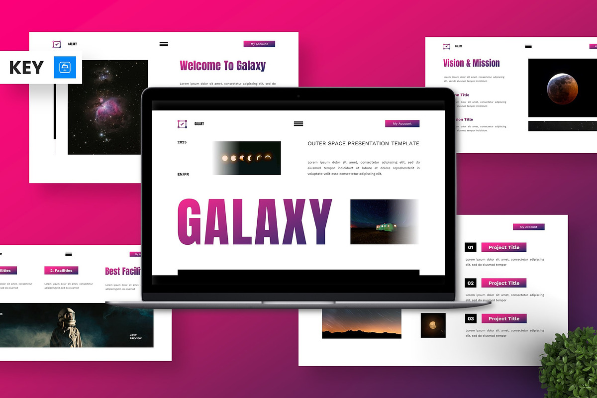 Galaxy - Outer Space Key