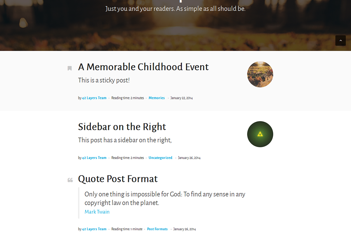 50%OFF Simplr - Medium-like WP Theme, a WordPress Template by 42 Layers (Photo 5 of 5)
