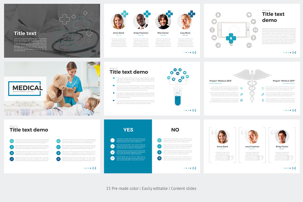 Medical PowerPoint Template, a Presentation Template by HiSlide.io (Photo 6 of 8)