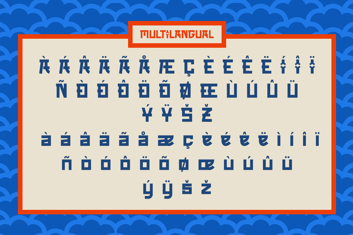 OREWA - Japanese style font, a Font by twinstd (Photo 8 of 10)