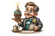 Birthday Man Clipart JPG, an Illustration by Memories By Lea (Thumbnail 16 of 19)