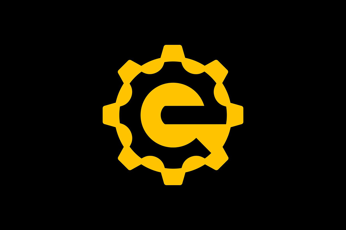 Letter E Gear Logo, a Branding & Logo Template by Buqancreative (Photo 4 of 4)