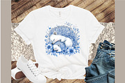 Soft Blue Mothers Day Clipart, an Illustration by Sublimation Artist (Thumbnail 4 of 6)