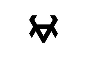Premium Monogram Logo AV or VA
