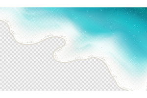Bright realistic sea waves, an Illustration by Andrey Yaroslavtsev