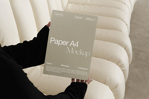 Poster In Hands Mockups