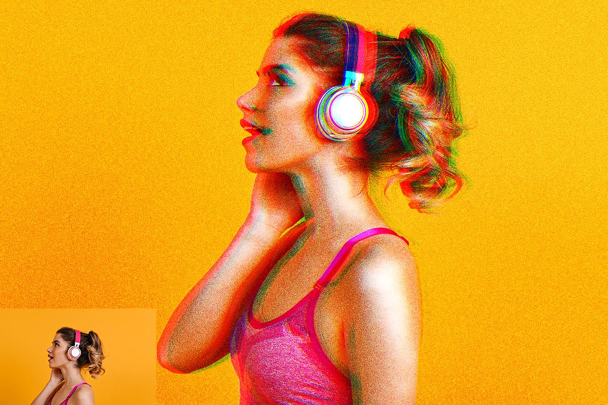 Invisible Glitch Effect Ps Action, an Action Add-On by Studio Retouch (Photo 9 of 11)