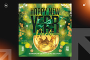 New Year Party Flyer Design Bundle, a Flyer Template by Shajib Shikder (Thumbnail 5 of 7)