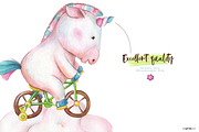 Sweet Summer of a Little Unicorn set, an Illustration by Satika (Thumbnail 5 of 7)