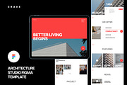 Figma Web Template for Architecture, an UI Kit Template by neuwebz (Thumbnail 1 of 5)