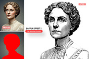 Old School Engraved Portrait Action, an Action Add-On by MRI STUDIO (Thumbnail 2 of 12)