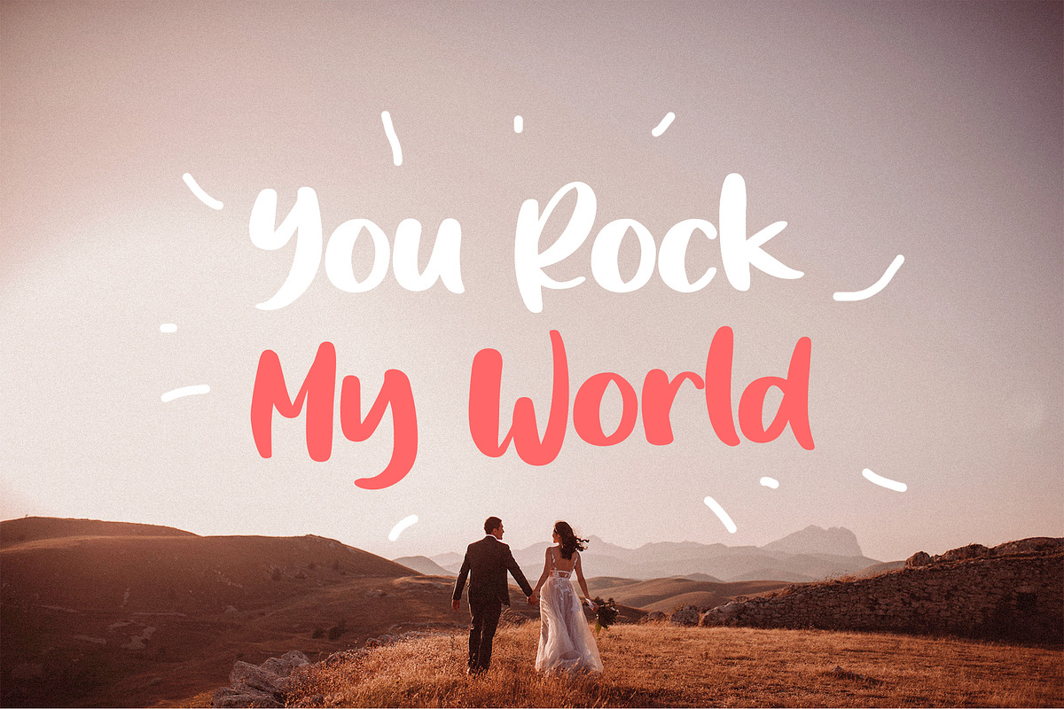 Bloattey - A Fun Bubbly Typeface, a Script Font by Maenjari Std (Photo 9 of 10)
