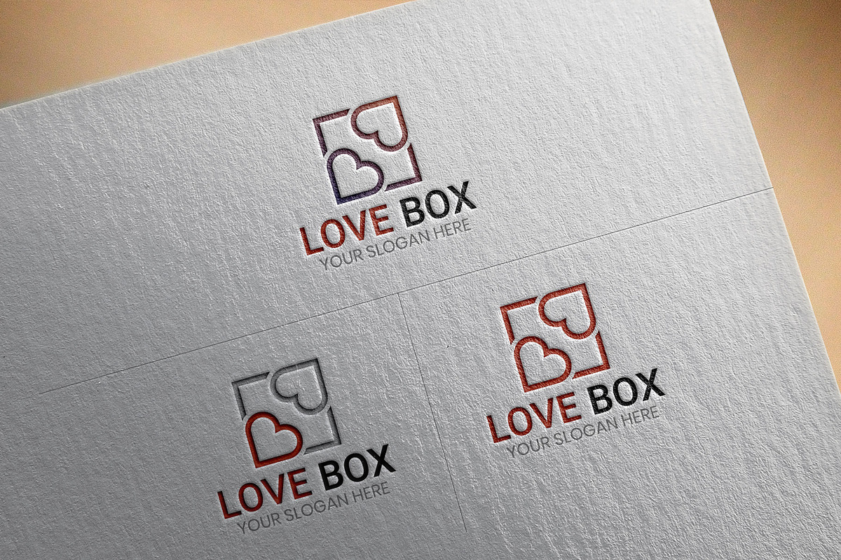 Love Box Logo Template, a Branding & Logo Template by BdThemes (Photo 4 of 4)