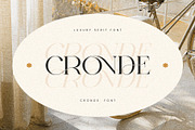 CRONDE || Elegant Luxury Serif, a Serif Font by ToniStudio (Thumbnail 5 of 10)