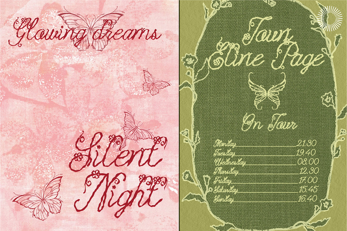 Blossom Reverie - Floral Script, a Script Font by Setara Langit CreativeStd (Photo 10 of 13)