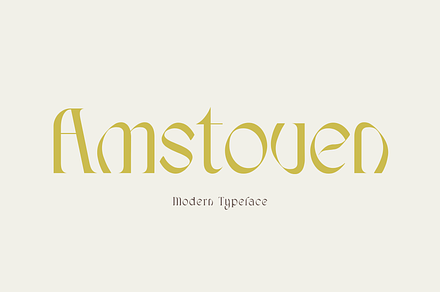 Amstoven, a Serif Font by DYSA Studio
