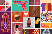Abstract Pop Art collage (2 artwork), an Illustration by danjazzia (Thumbnail 3 of 3)