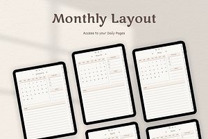 Minimalism Boho Digital Planner