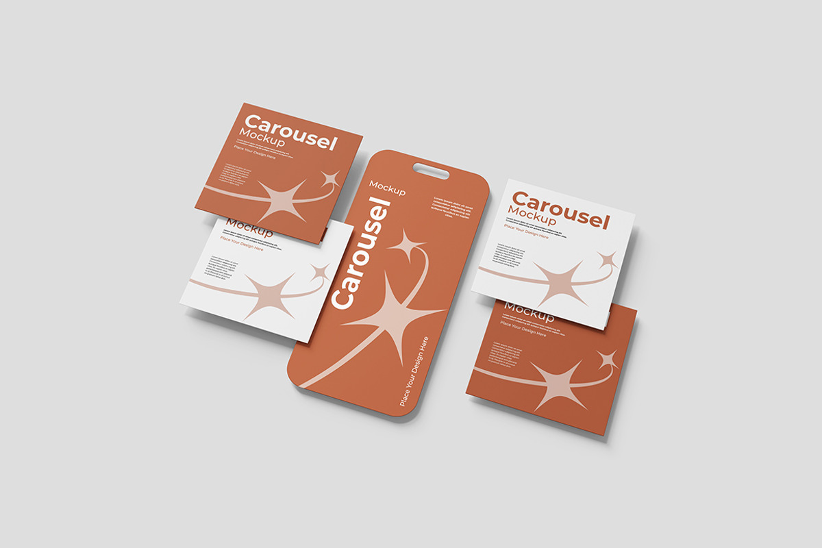Carousel Mockup, a Product Mockup by bimockup (Photo 4 of 7)