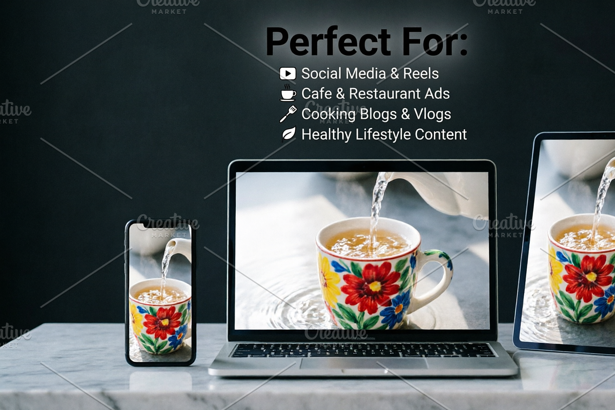 Pouring Clear Liquid 4K Stock Video, a Social Media Template by ETARA by Mea Hau (Photo 2 of 3)