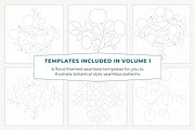 6 Seamless Pattern Templates (Vol 1), a Pattern Graphic by Fern & Quill (Thumbnail 2 of 12)