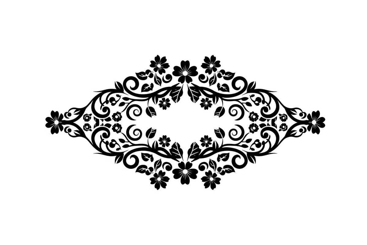 Vintage Floral Frame Vector Bundle, an Illustration by Designs_River (Photo 8 of 51)