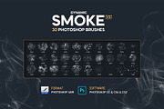 Smoke Photoshop Brushes v2, a Brush Add-On by Mohamed Saber (Thumbnail 7 of 7)